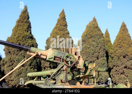 Lokales Merkmal von Flugabwehrwaffen Stockfoto