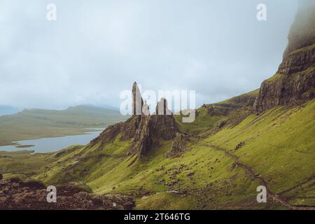 Old man of Storr Landscpae View Scotland Isle of Skye Stockfoto