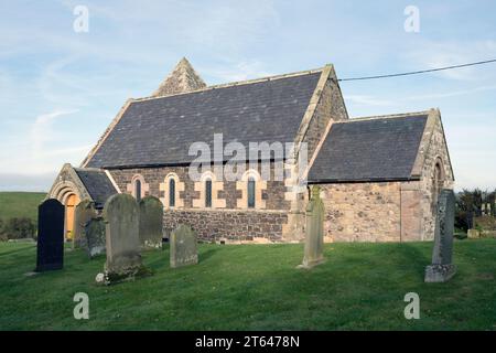 St Paul's Church - The Flodden Church - Branxton, Cornhill-on-Tweed, Northumberland, England, Vereinigtes Königreich - Pfarrkirche Branxton - II. Klasse. Stockfoto