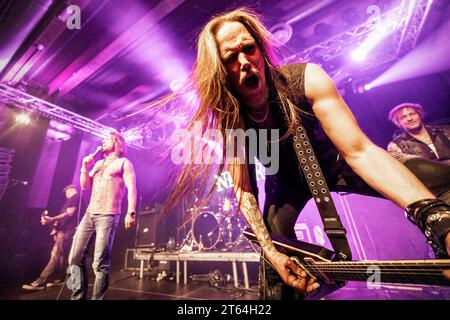 Oslo, Norwegen. Oktober 2023. Die deutsche Hard-Rock-Band The New Roses spielt ein Live-Konzert in der Vulkan Arena im Rahmen des Oslo Rock fest 2023 in Oslo. (Foto: Gonzales Photo - Terje Dokken). Stockfoto