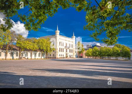 Oslo historische Architektur, Blick auf den Platz, Königreich Norwegen Stockfoto