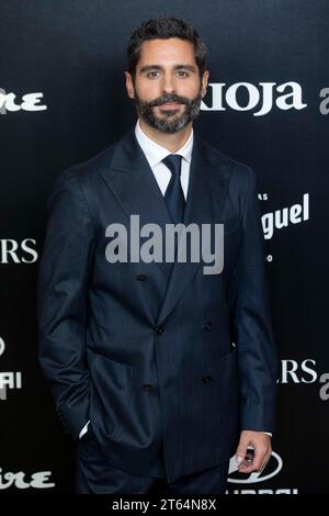 Madrid, Spanien. November 2023. Miguel Diosdado besuchte die Esquire Men of the Year Photocall im Casino de Madrid. (Foto: Nacho Lopez/SOPA Images/SIPA USA) Credit: SIPA USA/Alamy Live News Stockfoto