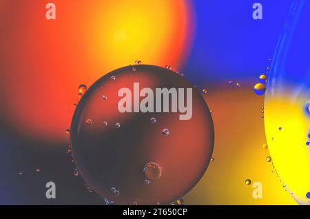 Colorful abstract background. Cosmos. Colorful Bubbles Stockfoto