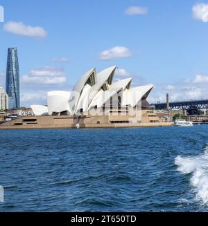 Das Sydney Opera House hält im Laufe des Jahres zahlreiche Veranstaltungen in Sydney, NSW, Australien ab Stockfoto