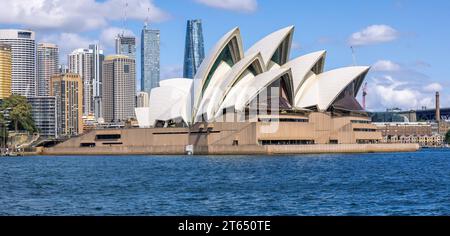 Das Sydney Opera House hält im Laufe des Jahres zahlreiche Veranstaltungen in Sydney, NSW, Australien ab Stockfoto