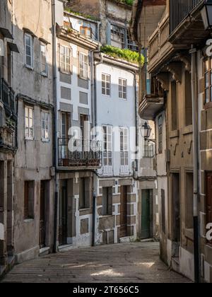 Blick auf die Altstadt von Viveiro, Lugo, Galicien, Spanien Stockfoto