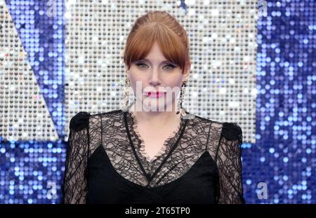 Schauspielerin Bryce Dallas Howard besucht die britische Premiere von Rocketman am Odeon Luxe Leicester Square in London. Stockfoto