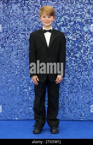 Matthew Illesley nimmt an der britischen Premiere „Rocketman“ am Odeon Luxe Leicester Square in London Teil. Stockfoto