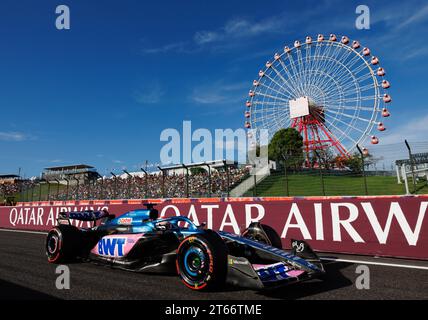 Suzuka Grand Prix Circuit, 9. November 2023: Esteban Ocon (FRA) vom Team Alpine während des Formel 1 Grand Prix von Japan 2023. Stockfoto