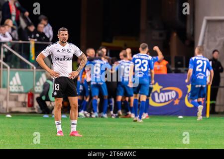 Warschau, Polen. Oktober 2023. Pawel Wszolek von Legia wurde während des Polnischen PKO Ekstraklasa League-Spiels zwischen Legia Warszawa und PGE FKS Stal Mielec im Marschall Jozef Pilsudski Legia Warschau Municipal Stadium gesehen. Endergebnis; Legia Warszawa 1:3 PGE FKS Stal Mielec. Quelle: SOPA Images Limited/Alamy Live News Stockfoto