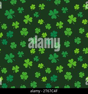 Saint Patricks Tag Vektor nahtlose Muster oder Hintergrund Stock Vektor