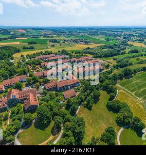 Blick auf das Kurzentrum Bad Griesbach im niederbayerischen Kurdreieck Stockfoto