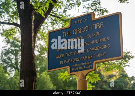 Skaneateles, eine Stadt in den Fingerlake von Upstate New York Stockfoto