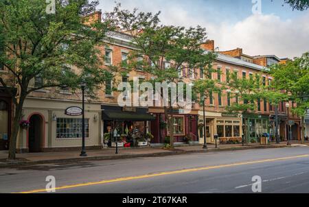 Skaneateles, eine Stadt in den Fingerlake von Upstate New York Stockfoto