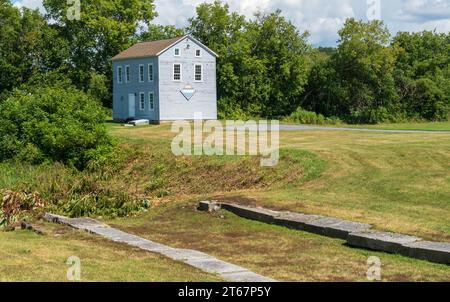 Die Schoharie Crossing State Historic Site, Upstate New York Stockfoto