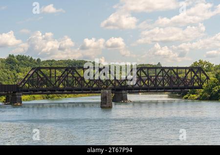 Die Schoharie Crossing State Historic Site, Upstate New York Stockfoto