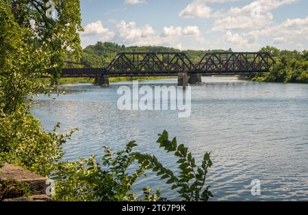 Die Schoharie Crossing State Historic Site, Upstate New York Stockfoto