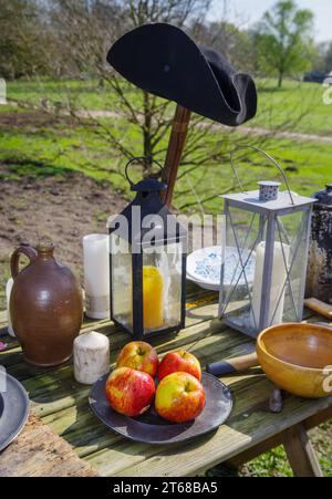 Das historische Festival Almelo ist eine Nachstellung der französischen Zeit (1795–1815). Der Schwerpunkt liegt auf der Schlacht von Ruigerode, einer inszenierten Schlacht i Stockfoto