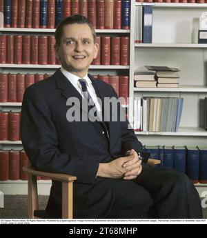 Olof Palme. Schwedischer sozialdemokratischer Politiker und Premierminister. Geboren am 14. oktober 1927. Ermordet am 28. februar 1985. Hier am 18. april 1971 Stockfoto