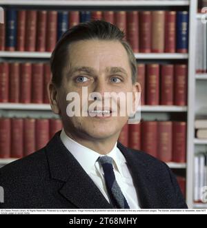 Olof Palme. Schwedischer sozialdemokratischer Politiker und Premierminister. Geboren am 14. oktober 1927. Ermordet am 28. februar 1985. Hier am 18. april 1971 Stockfoto