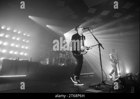 Glasgow, Schottland, 8. November 2023, Fotos von Tom Fletcher von McFly, der am 8. November 2023 in Barrowland Glasgow auftrat Stockfoto