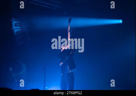 Glasgow, Schottland, 8. November 2023, Fotos von Tom Fletcher von McFly, der am 8. November 2023 in Barrowland Glasgow auftrat Stockfoto