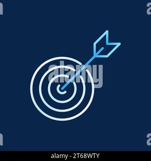 Symbol oder Logo-Element für kreative Vektoren auf dunklem Hintergrund Stock Vektor