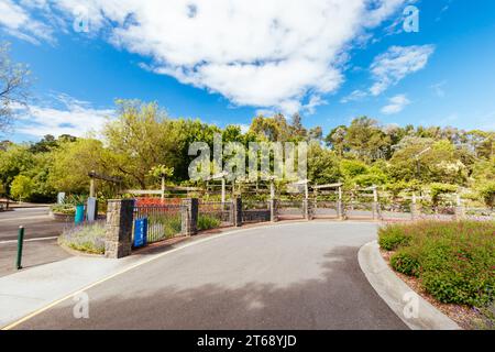 Wilson Botanic Park Berwick an einem Spätsommernachmittag in Berwick Melbourne, Victoria, Australien Stockfoto