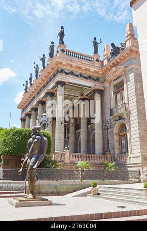 Das atemberaubende Teatro Juarez in Guanajuato, Mexiko Stockfoto