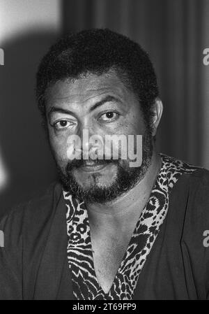 Ghana, Accra, 02/1993 Archiv: 14. 12. 39 Foto: Präsident Jerry Rawlings [automatisierte Übersetzung] Stockfoto