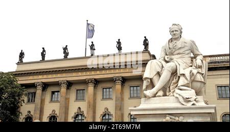 Humboldt-Universität Unter Den Linden, Berlin, Deutschland Stockfoto