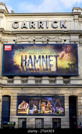 London, Großbritannien. „Hamnet“ (Maggie O'Farrell) im Garrick Theatre in Charing Cross Road. November 2023 Stockfoto