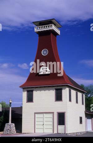 Feuerwehr Museum, Okanogan County Historical Museum, Okanogan, Washington Stockfoto