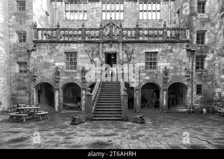 Chillingham Castle, Chillingham, Northumberland, England, Großbritannien. Stockfoto