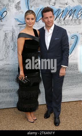 Holly Valance und Nick Candy nehmen an der Summer Party 2019 Teil, die von Serpentine Galleries und Chanel in der Serpentine Gallery in London, England, veranstaltet wird. Stockfoto