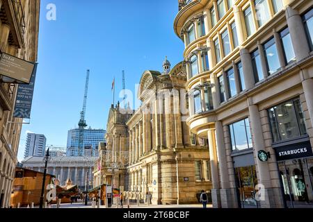 Colmore Row führt zum Victoria Square Birmingham England UK Stockfoto