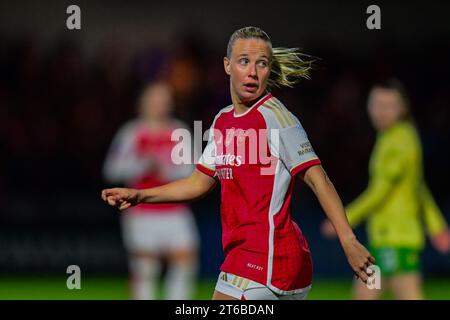 Borehamwood, Großbritannien. November 2023. Beth Mead (9 Arsenal) ist beim FA Women's Continental Tyres League Cup Spiel zwischen Arsenal und Bristol City im Meadow Park, Borehamwood am Donnerstag, den 9. November 2023, dabei. (Foto: Kevin Hodgson | MI News) Credit: MI News & Sport /Alamy Live News Stockfoto