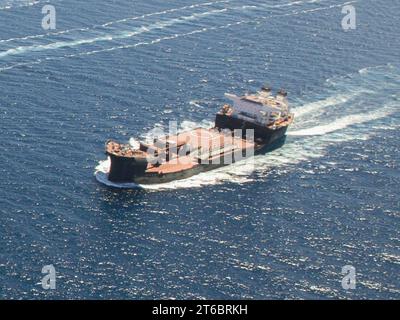 USNS Montford Point (T-MLP-1) im Gange im Juli 2014 Stockfoto