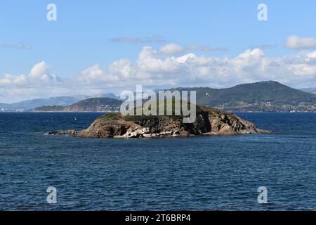 Vue de la presqu'île de Giens Stockfoto