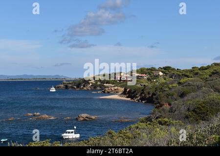 Vue de la presqu'île de Giens Stockfoto