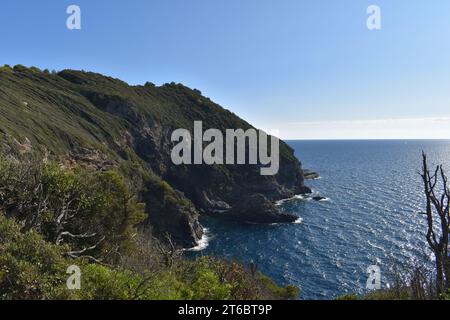 Vue de la presqu'île de Giens Stockfoto