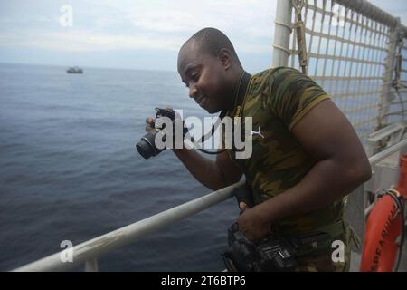 USNS-Spearhead-Operationen 150219 Stockfoto