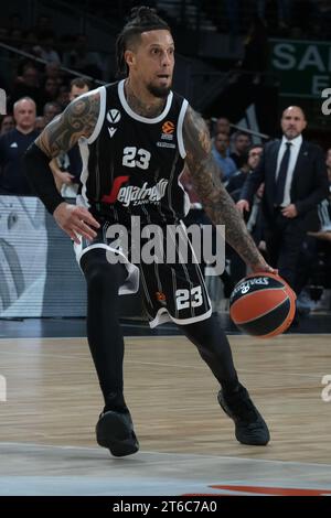 Hackett Daniel von Bologna während des Turkish Airlines EuroLeague Spiels zwischen Real Madrid und Virtus Segafredo Bologna im Wizink Center am November Stockfoto