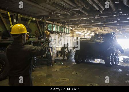 USS BATAAN (LINKSLENKUNG 5) 140407 Stockfoto