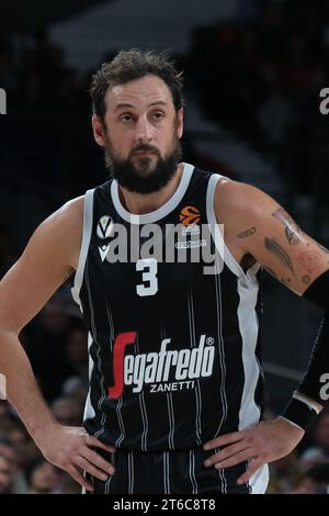 Belinelli Marco von Bologna während des Turkish Airlines EuroLeague Spiels zwischen Real Madrid und Virtus Segafredo Bologna im Wizink Center in Novem Stockfoto