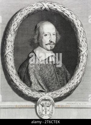 Kardinal Mazarin, 1656. Stockfoto