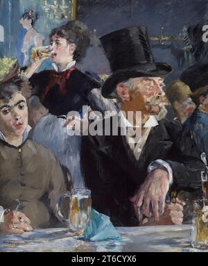 Das Caf&#xe9;-Konzert, c1879. Hier fängt Manet die kaleidoskopischen Freuden des Pariser Nachtlebens ein. Die Figuren sind in den kompakten Raum der Leinwand gedrängt, jede scheint sich von den anderen nicht zu übersehen. Als dieses Werk 1880 in der Galerie La Vie Moderne ausgestellt wurde, wurde es von einigen für seinen unerschütterlichen Realismus gelobt und von anderen für seine scheinbare Grausamkeit kritisiert. Stockfoto