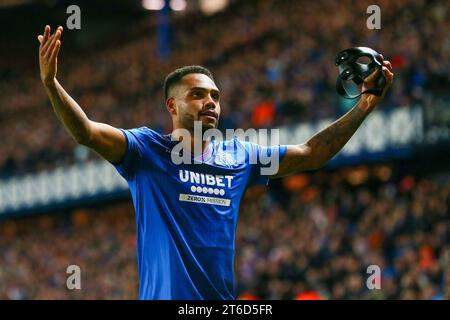 November 23. Glasgow Großbritannien. Im vierten Spiel der Rangers in der UEFA League Gruppe C spielten sie Sparta Prag im Ibrox Stadium in Glasgow, Schottland. Vor dem Spiel hatten beide Teams 3 Spiele gespielt und beide haben jeweils 4 Punkte. Quelle: Findlay/Alamy Live News Stockfoto