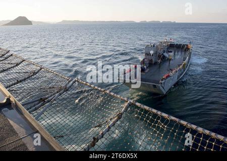 USS Germantown Operations 141104 Stockfoto