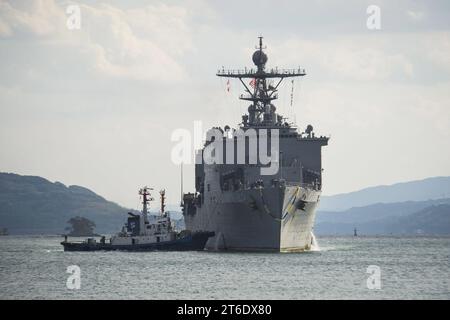 USS Germantown Operations 141114 Stockfoto